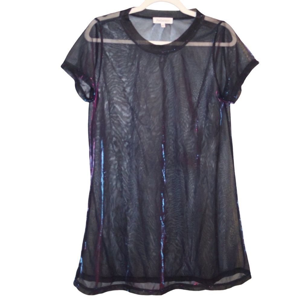 Sheer Black Swim Cover-Up